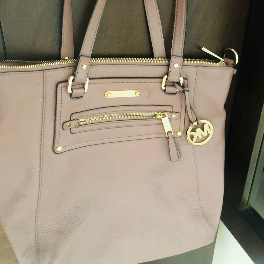 Blush colored Michael Kors handbag